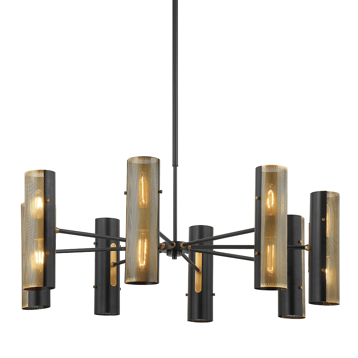 Patina Brass 16 Light Chandelier from the Mikka Collection
