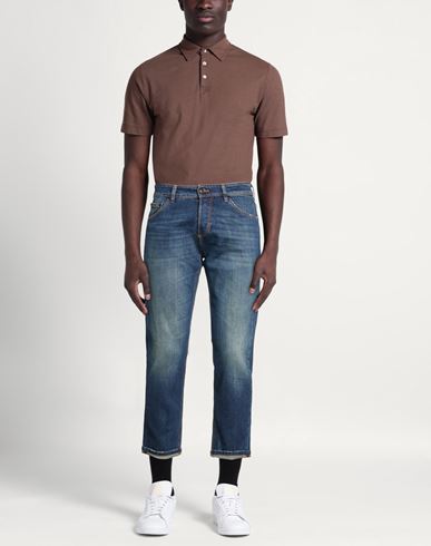 Man Jeans Blue Size 31 Cotton, Elastane