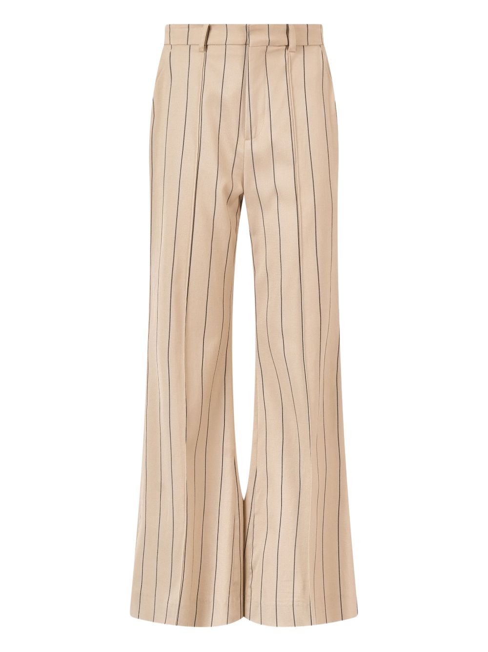 Pinstriped trousers - Neutrals