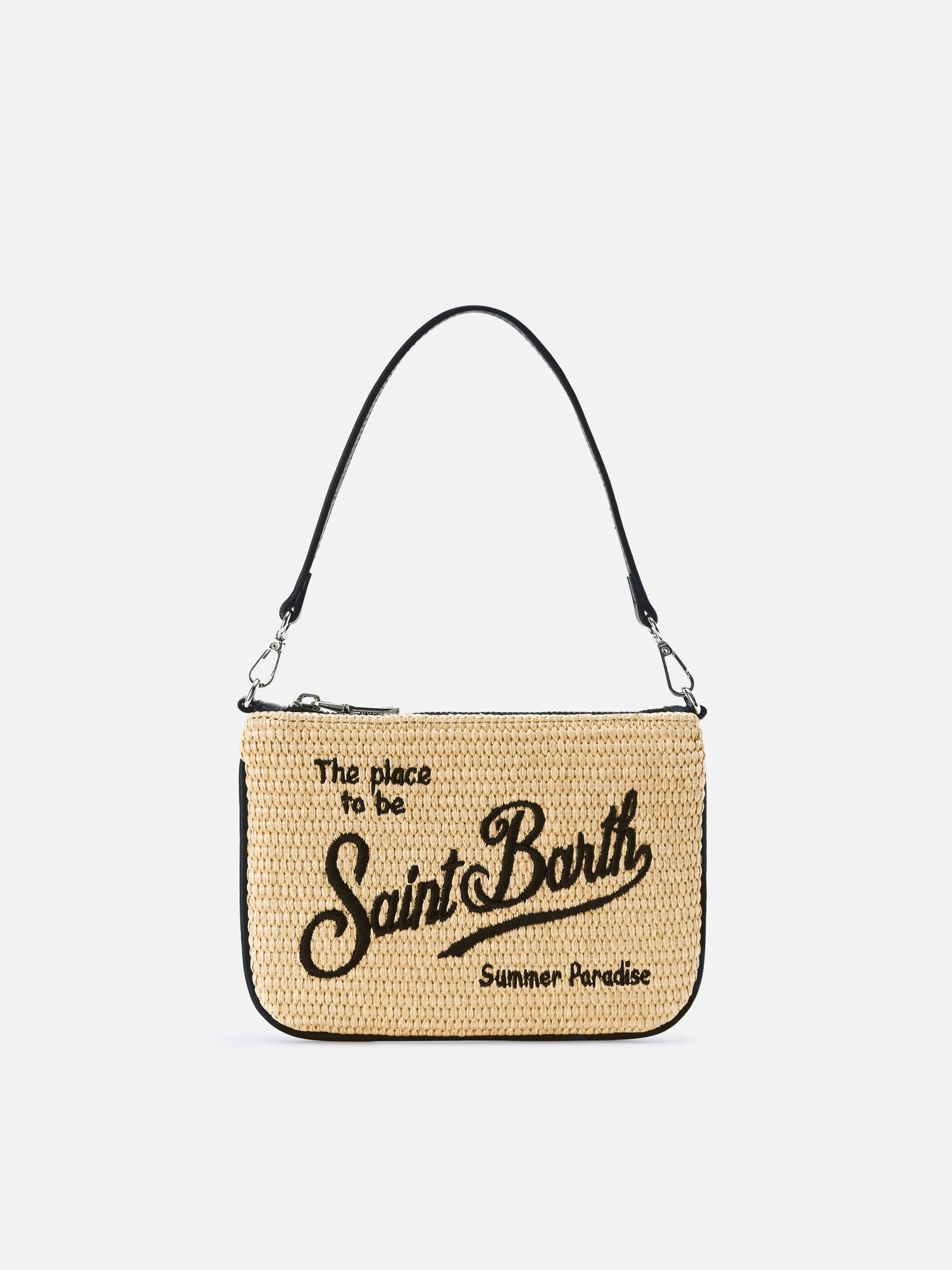 Mini Parisienne Pouch With Black Details Removable Shoulder Strap Brown Pochette - Unisex