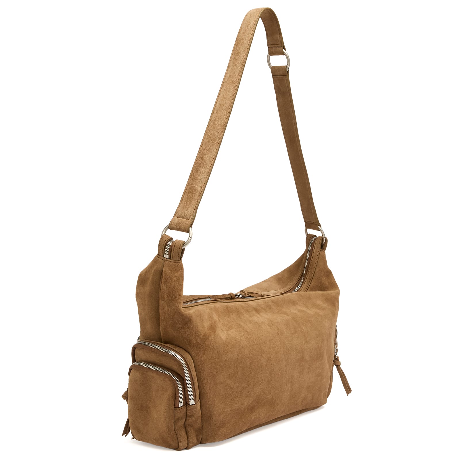 Women's City Hobo Ew Bag Cappuccino Suede