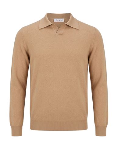 Man Sweater Sand Size 38 Wool