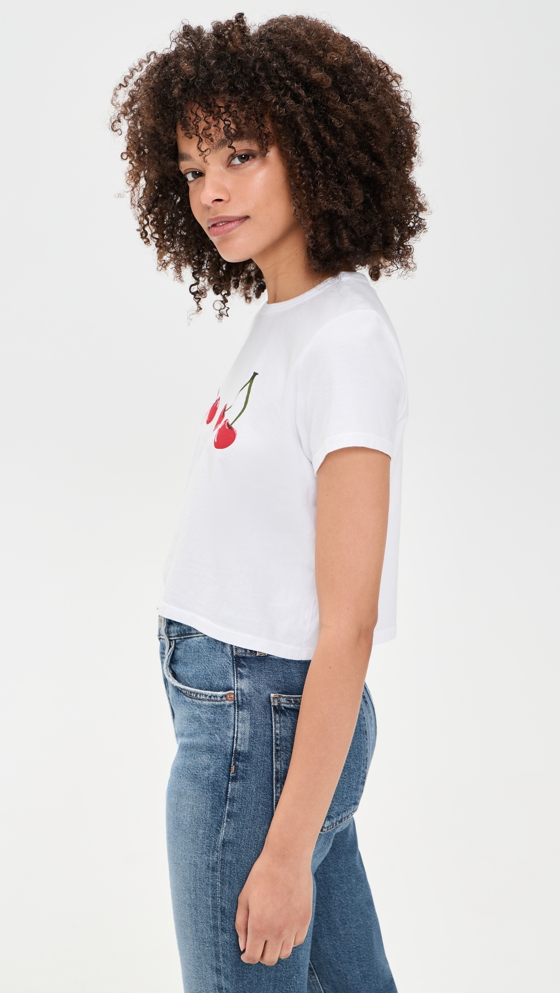 Cherry Picking Tee White