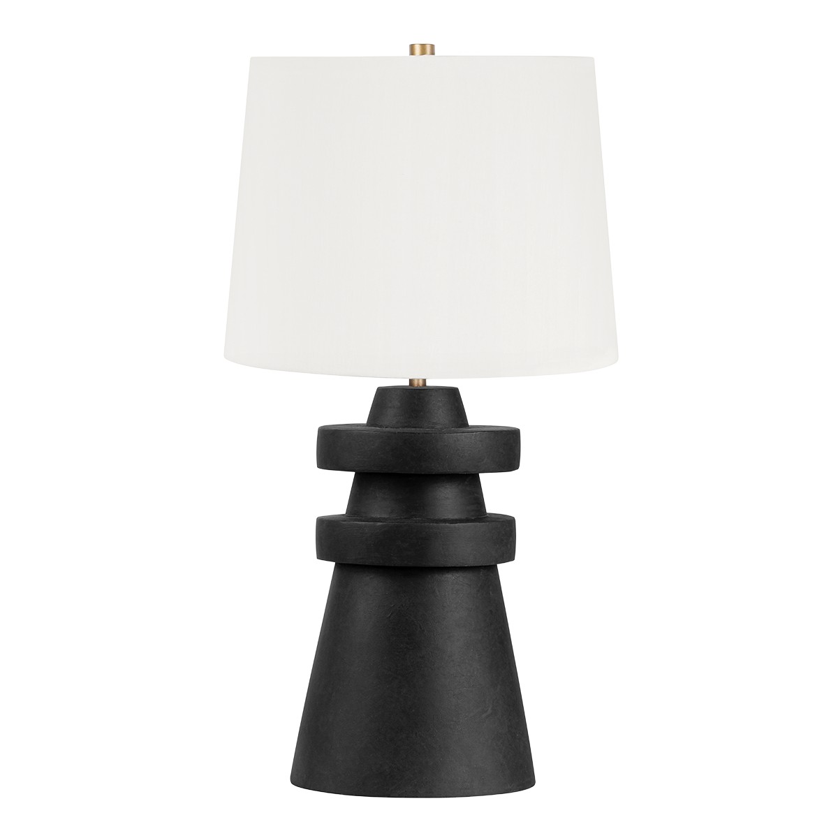 Patina Brass One Light Table Lamp from the Grover Collection