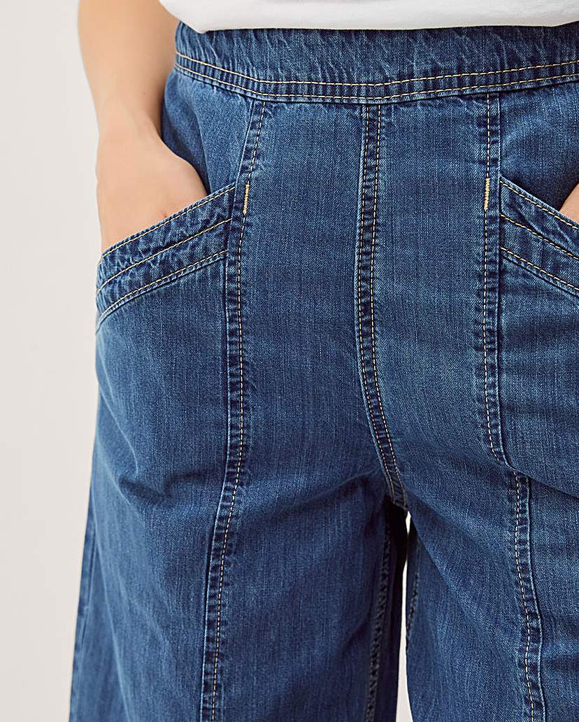 Monsoon Harper Regular Wide Leg Jean