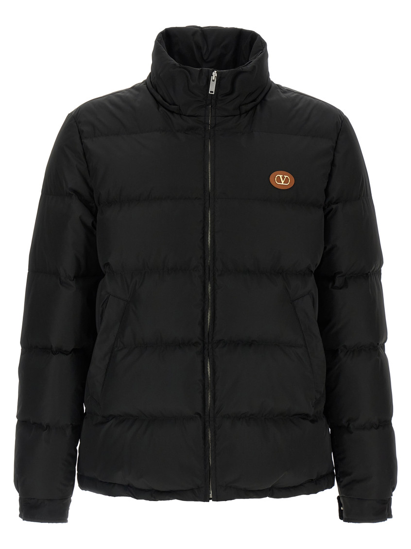 Black Logo Hood Jacket