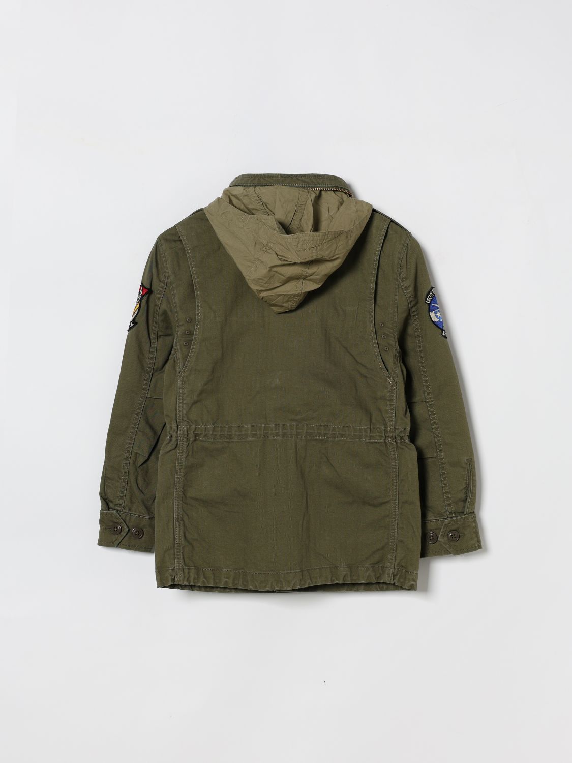 Coat Kids color Green