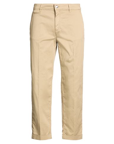Man Pants Beige Size 30 Cotton, Lyocell, Elastane