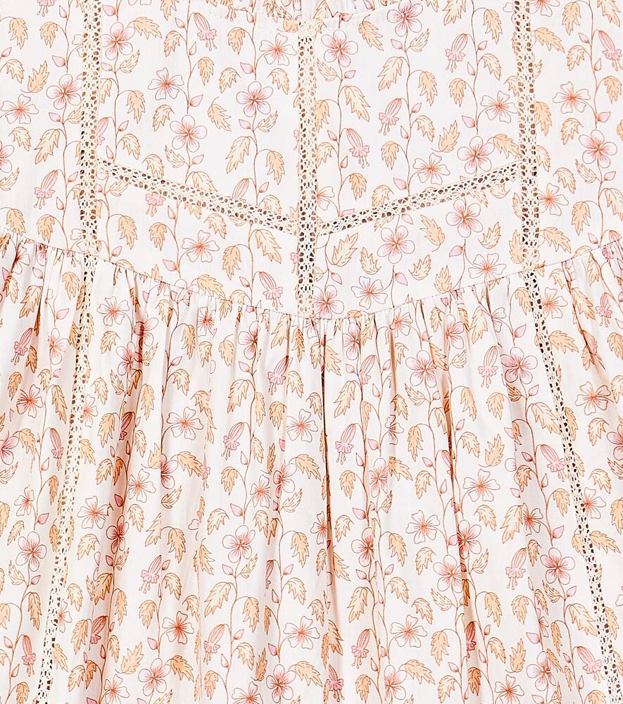 C'era Una Volta Monica printed cotton-blend dress