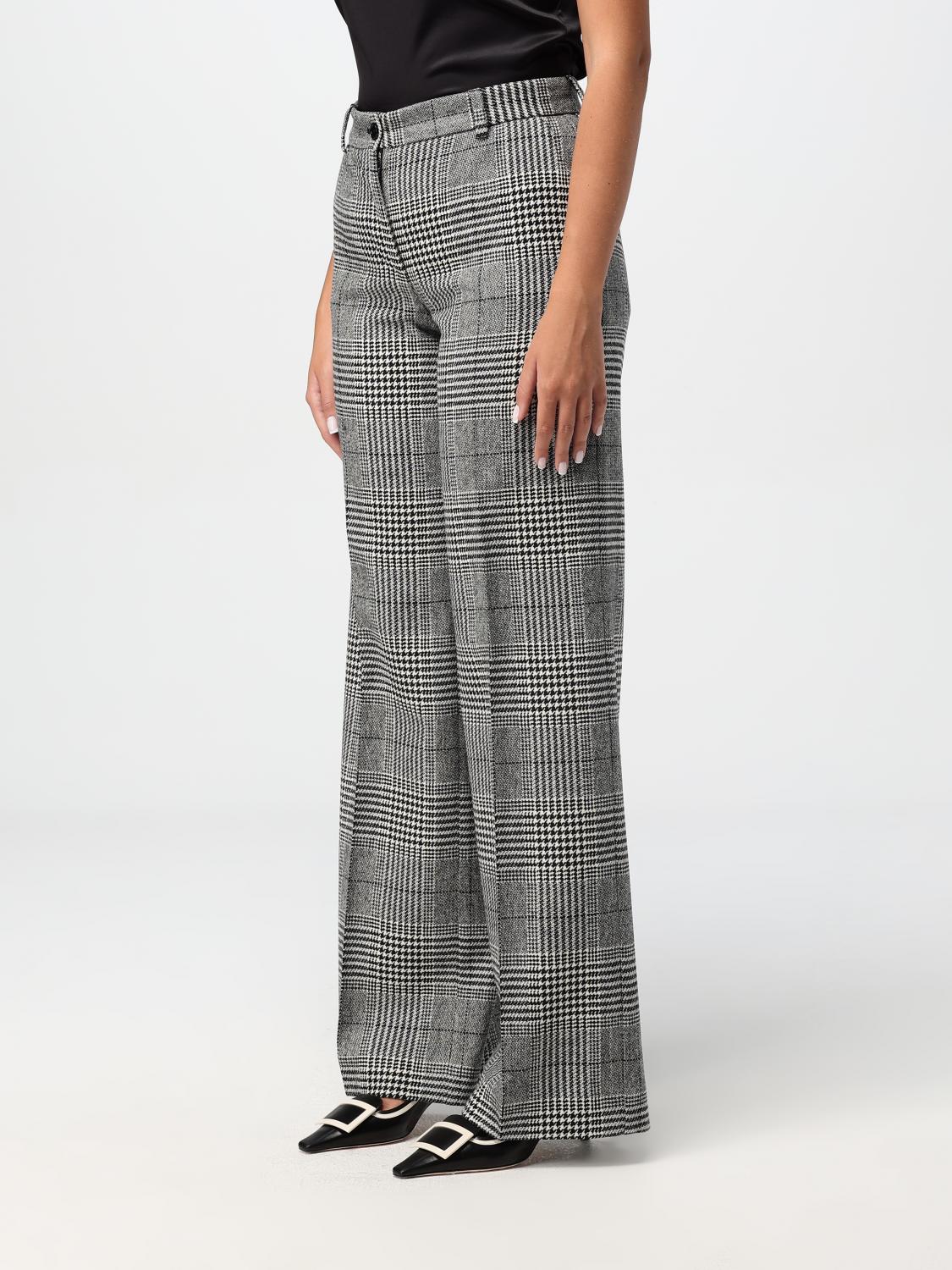 Tartan check trousers - Grey