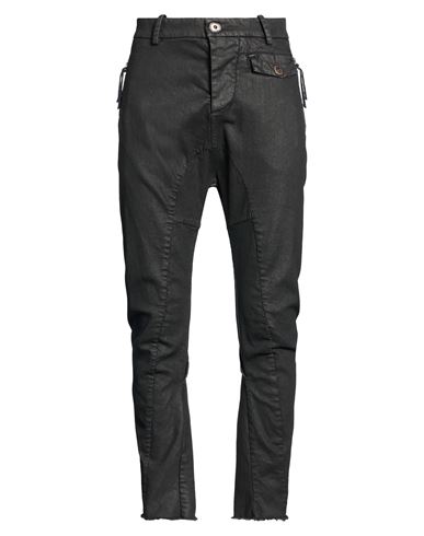 Man Pants Black Size 32 Cotton, Elastane