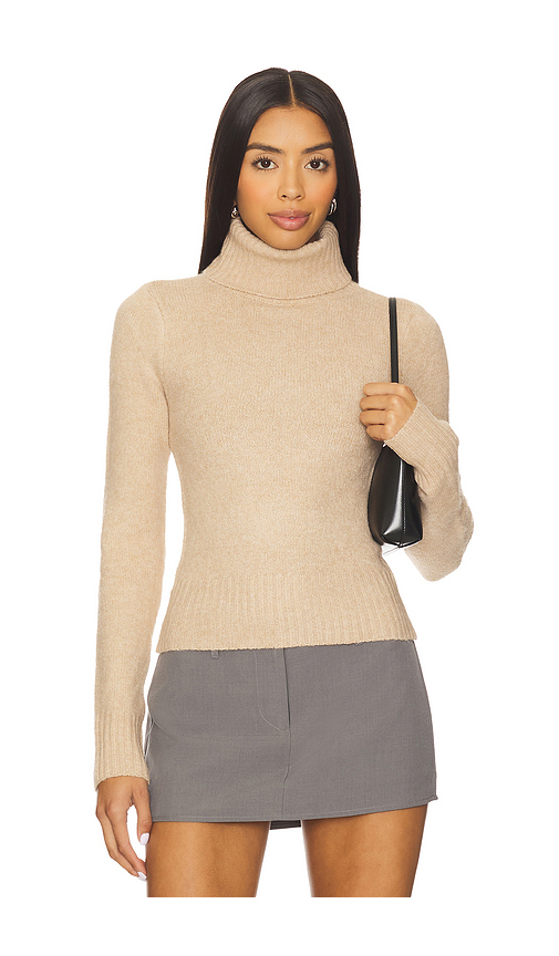 ALL THE WAYS Layla Turtleneck Sweater in Oatmeal. S also in L