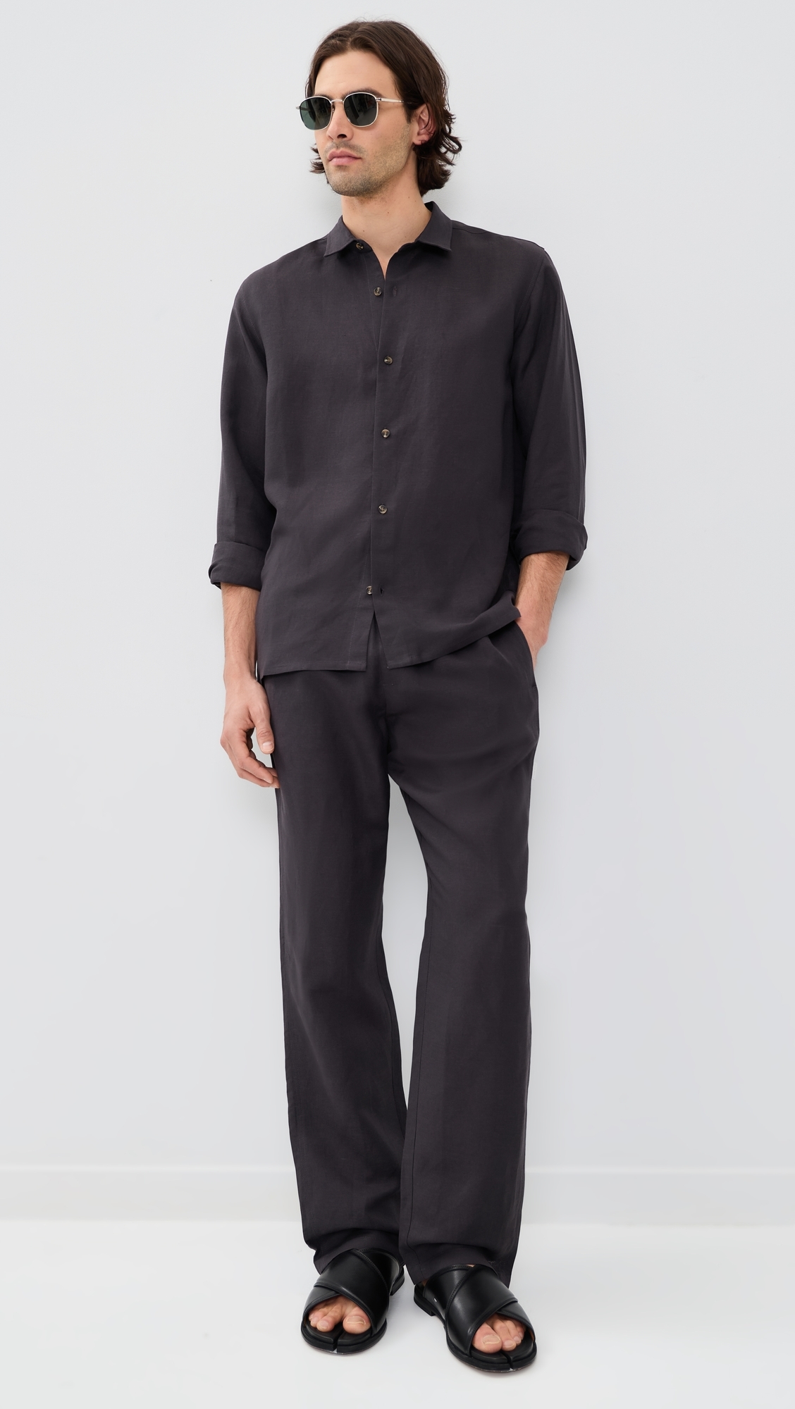 Linen Pants Granite