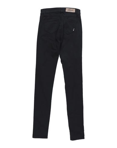 Woman Pants Black Size 24 Cotton, Elastane