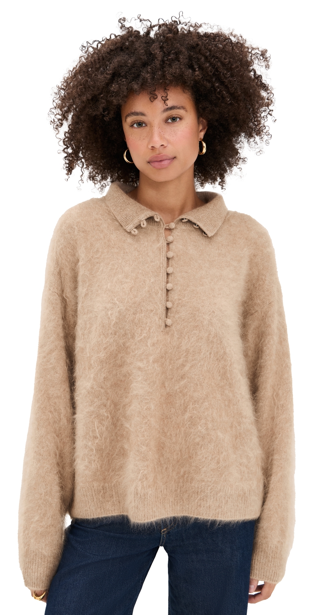 Jada Brushed Cashmere Sweater