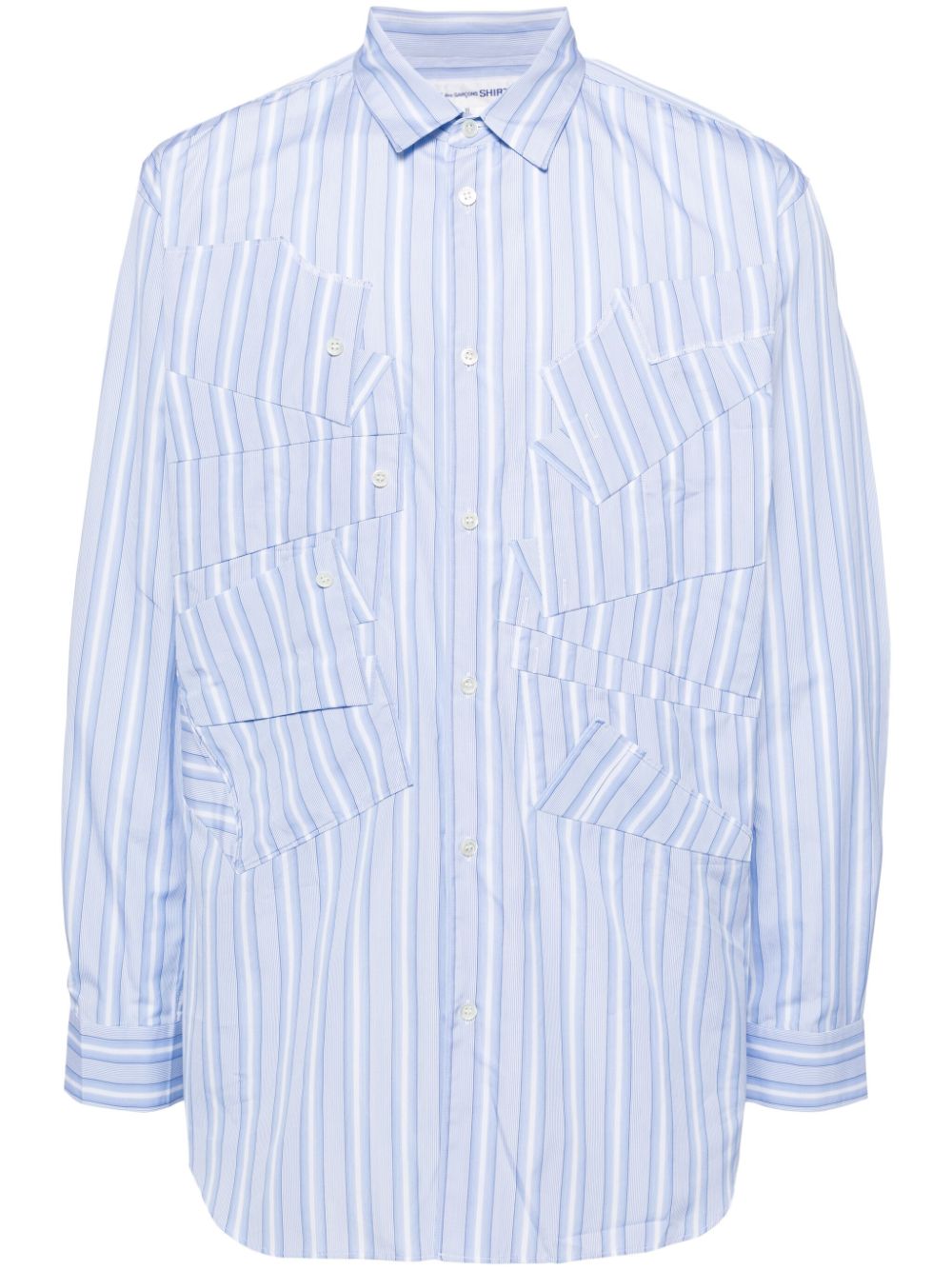 Stripe print shirt - Blue