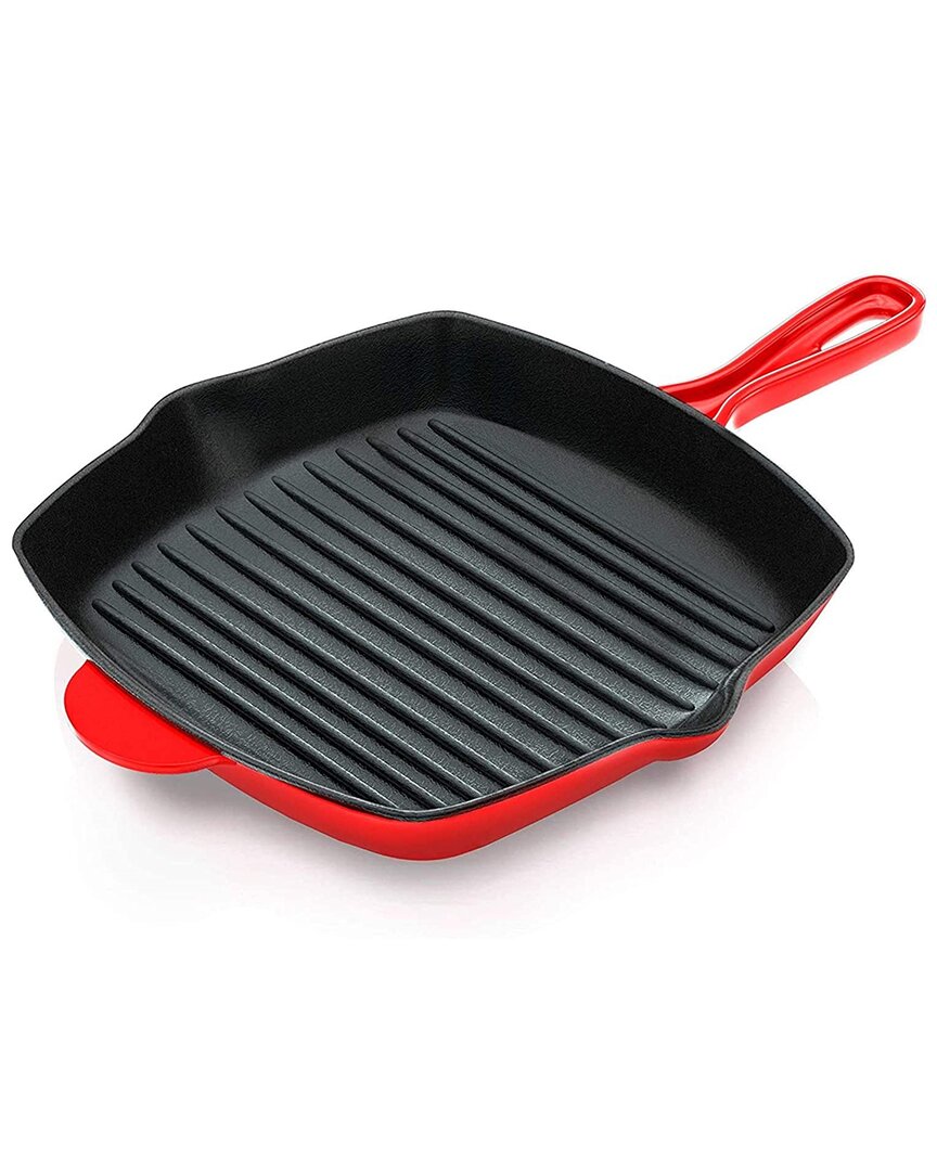 Cast Iron Grill Pan With Ename Coating