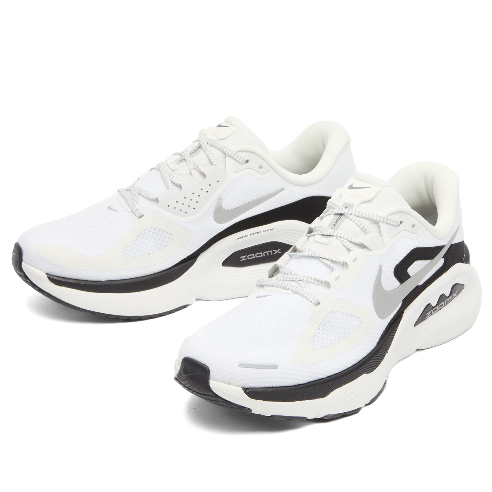 Men's Structure Plus Sneaker in Summit White/Mtlc Silver/Black