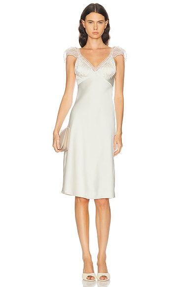 LPA Audri Dress in Ivory - Ivory. XL also in