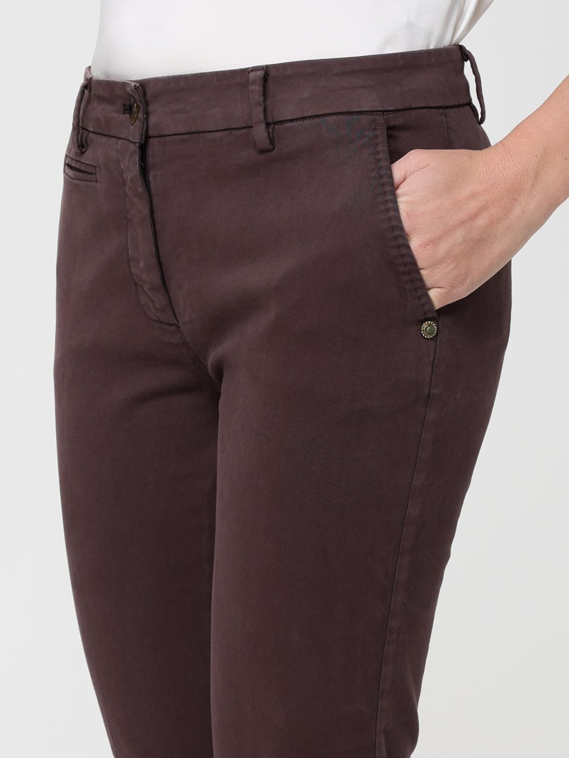 Pants Woman color Brown