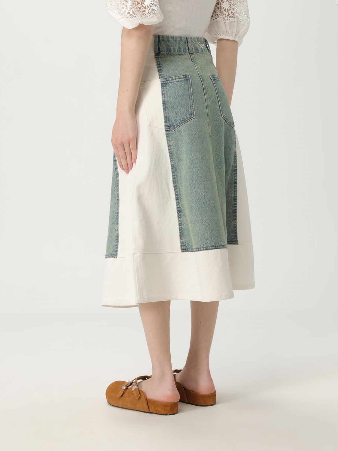 Skirt Woman color Blue
