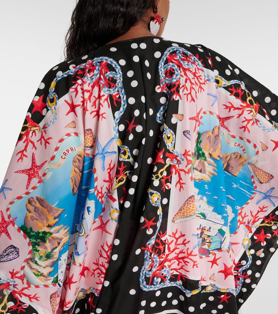 Dolce & Gabbana Capri printed cotton kaftan