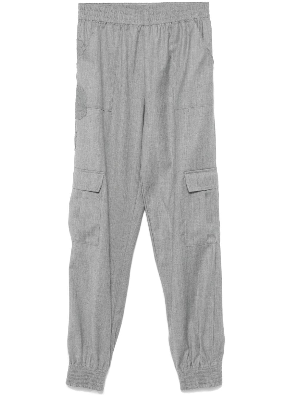 Corded-lace trousers - Grey