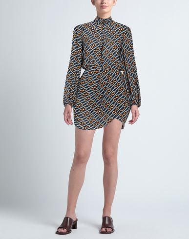Woman Mini dress Black Size L Polyester