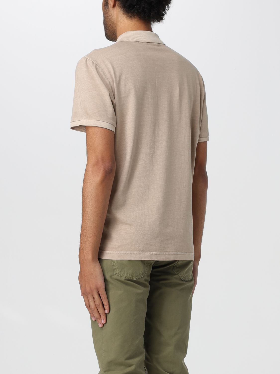 Polo Shirt Men color Beige