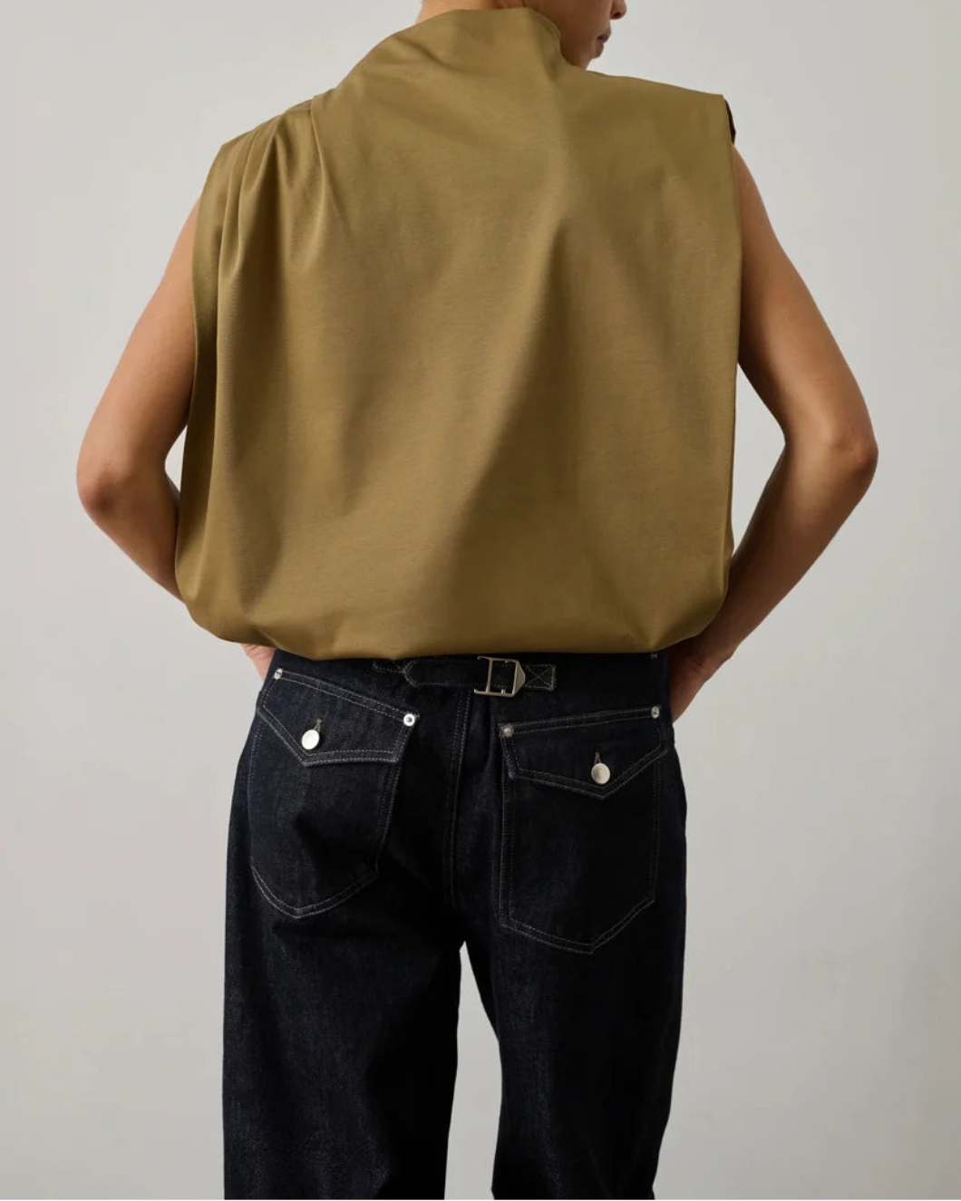 Idris Oversized Sleeveless Top