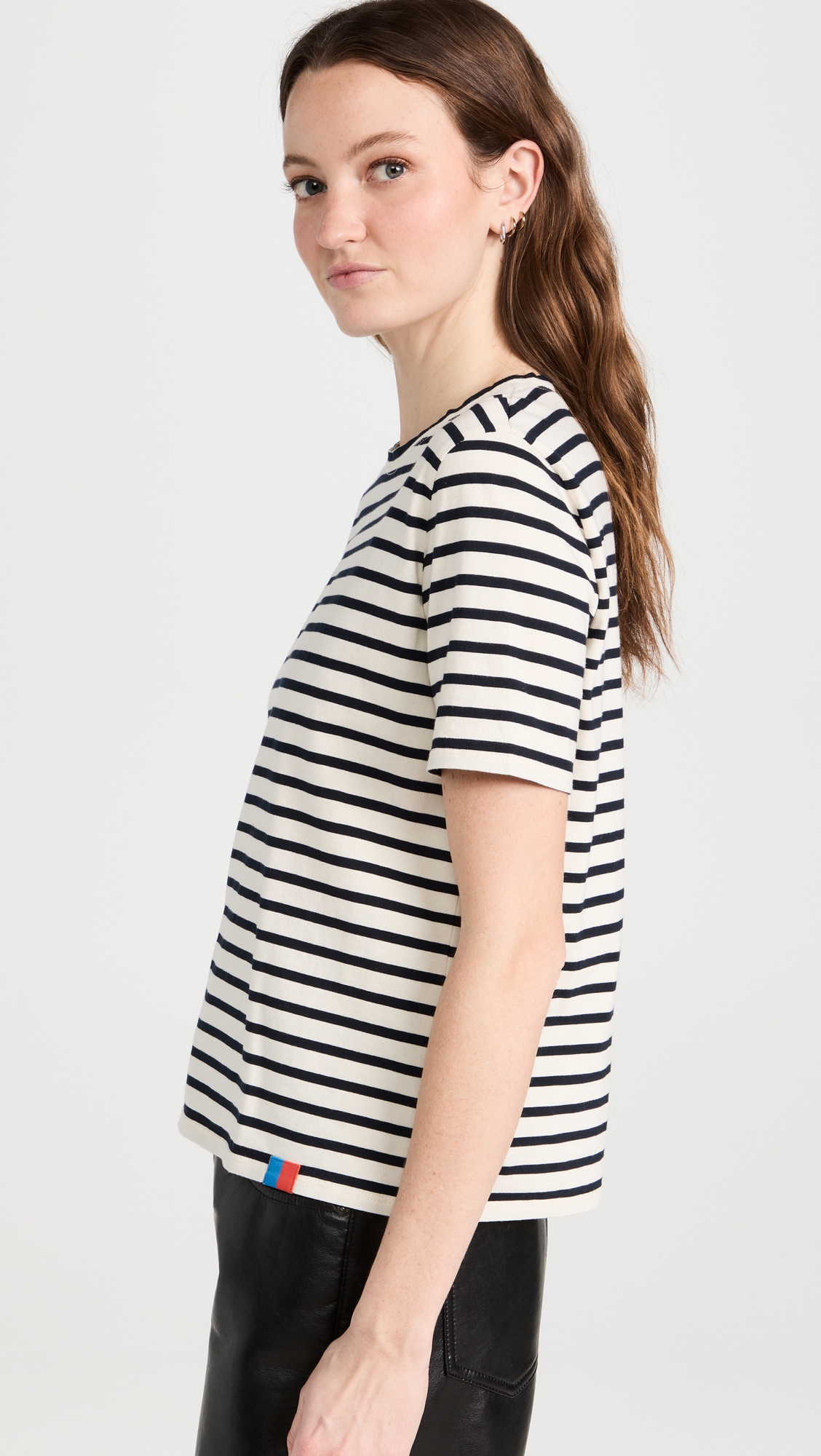 Modern Short Sleeve Tee Cream/Navy