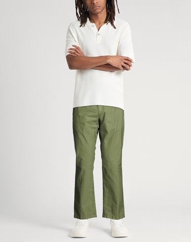 Man Pants Military green Size 30 Cotton, Linen