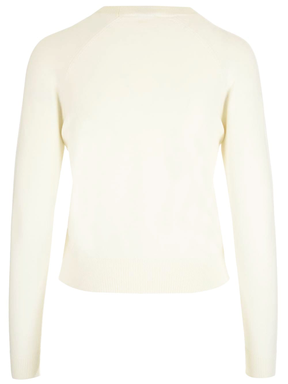 Logo-print jumper - White