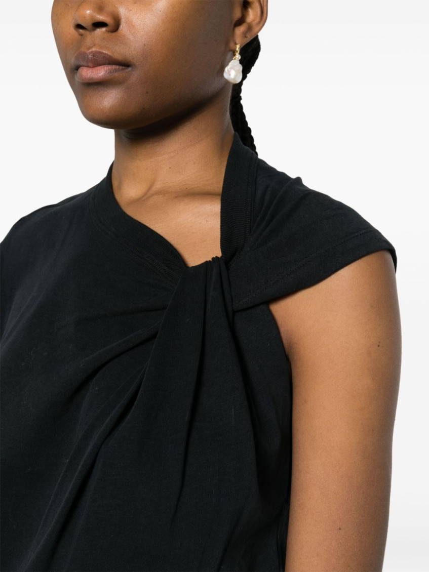 Nayda organic-cotton T-shirt - Black