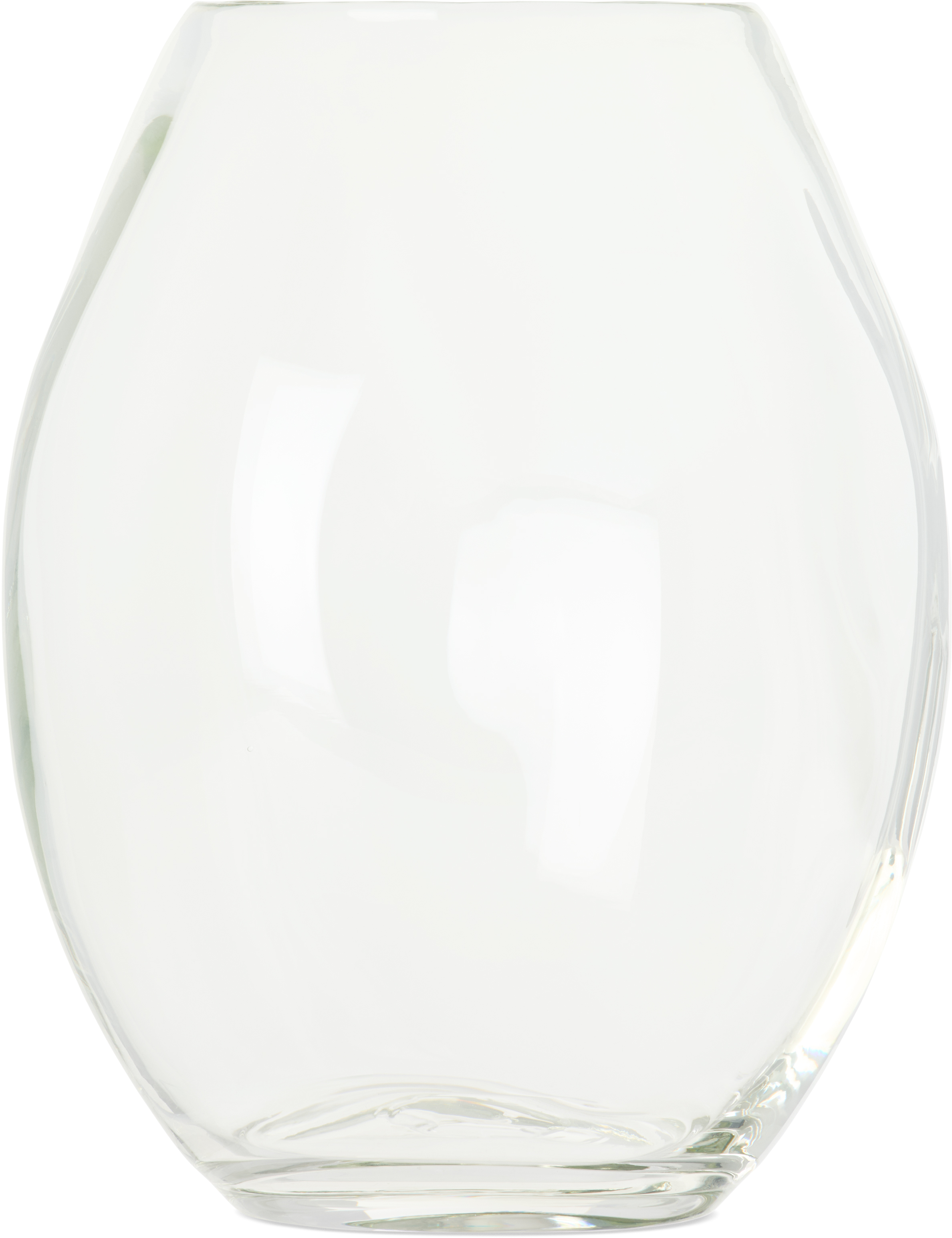 Green Addled Short Vase
