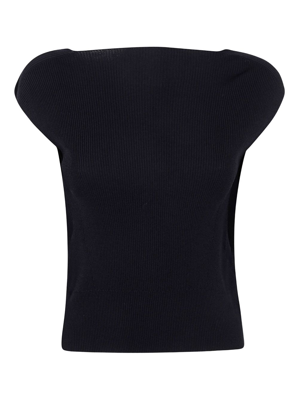 Liviana Conti ribbed-knit tank top - Black