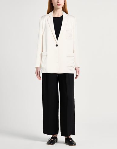 Woman Blazer Ivory Size 4 Polyester