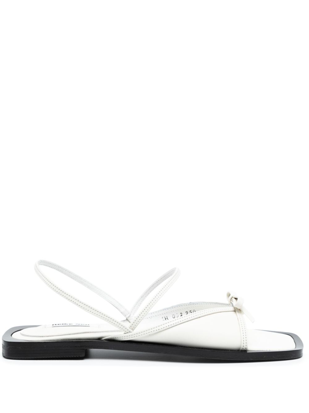 Nabi leather sandals - White
