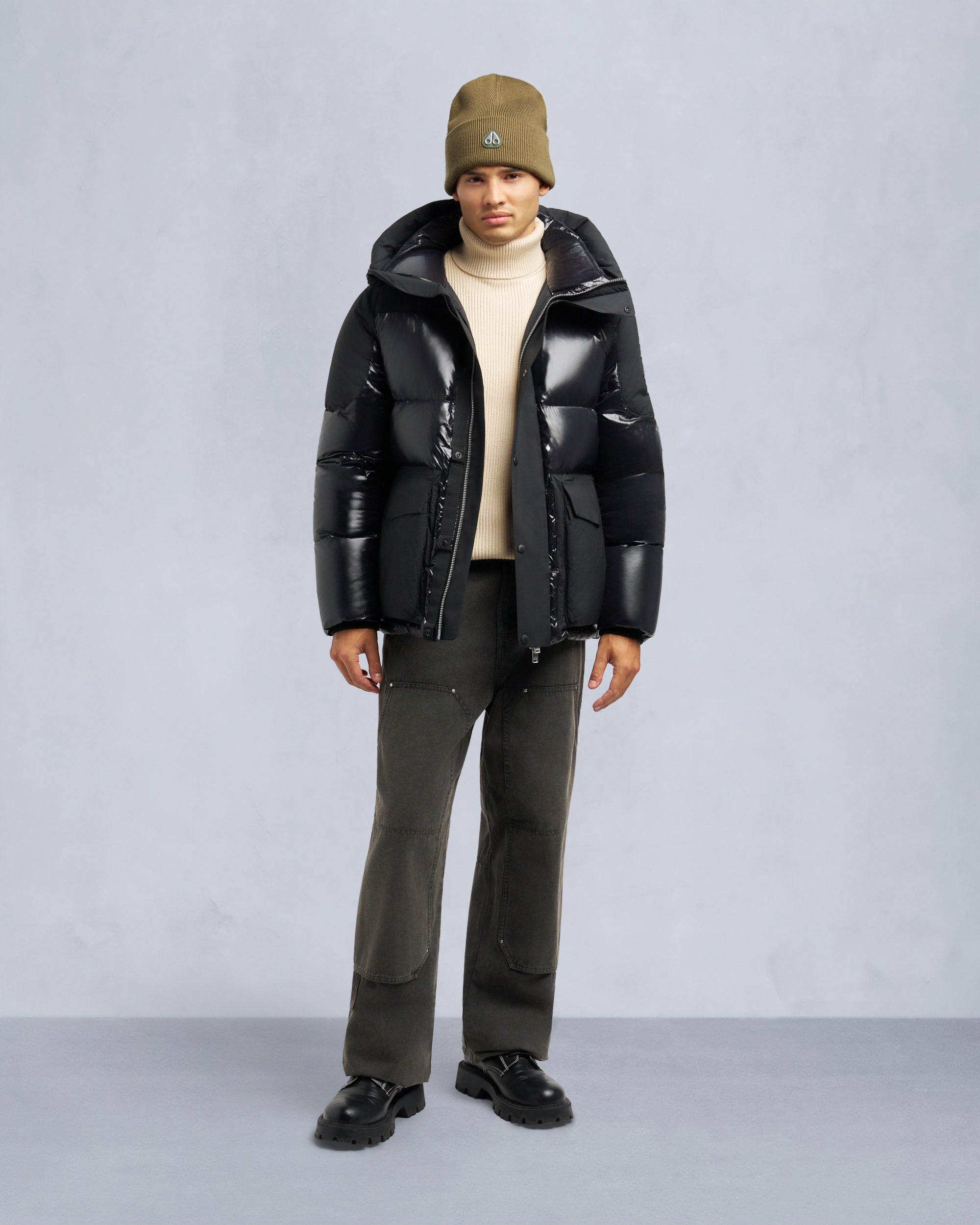 Moose Knuckles - Men's Briar 3q Down Puffer - Color: Black