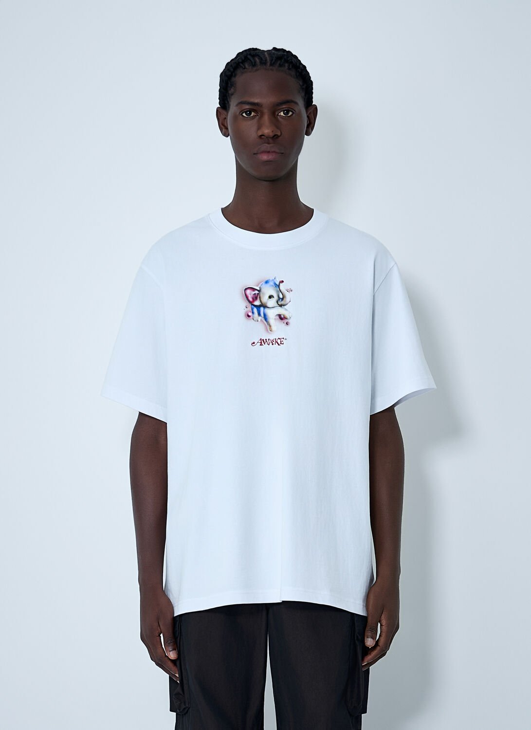 Graphic Motif Cotton T-shirt - Man T