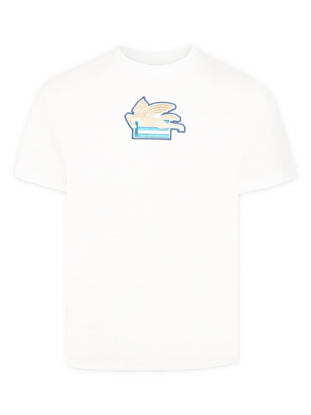 Pegaso-motif T-shirt - White