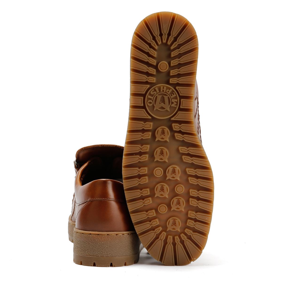 Mephisto Rainbow Heritage 4778 Leather Men's Chestnut Shoe