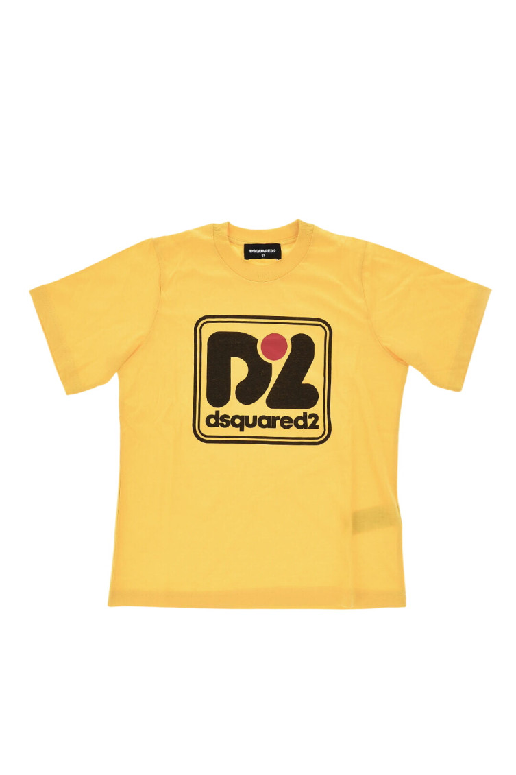 Boys Yellow Graphic T-Shirt