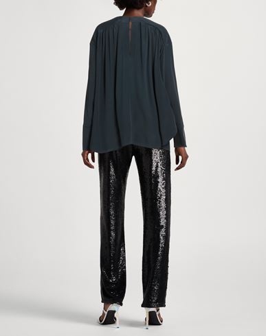 Woman Top Midnight blue Size 2 Acetate, Silk