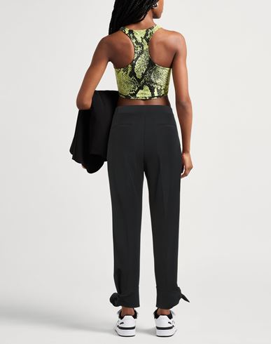 Woman Pants Black Size 8 Polyester, Elastane