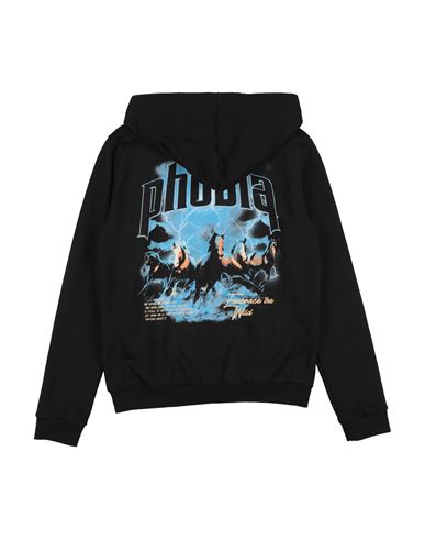 Kid Boy Sweatshirt Black Size 12 Cotton