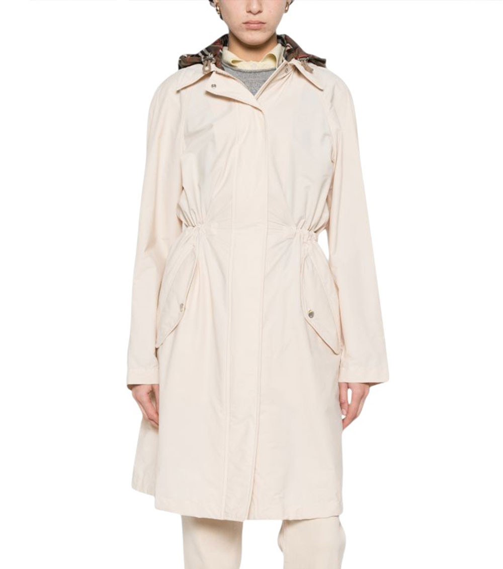 Nylon Parka Coat