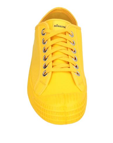Man Sneakers Yellow Size 6 Textile fibers