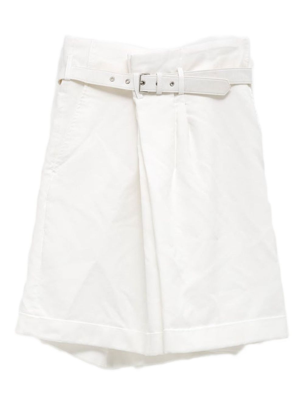 Comme Des Garçons belted shorts - White