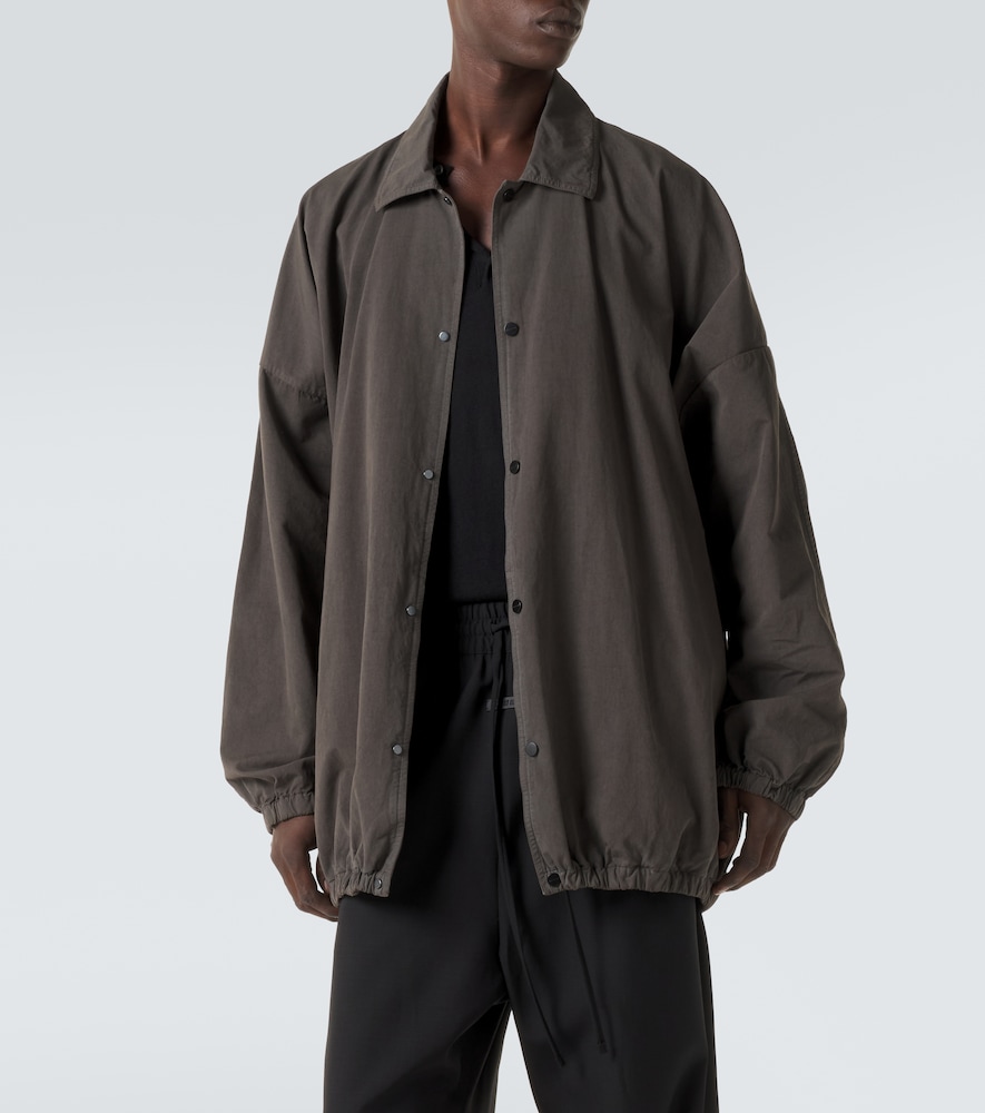 Cotton poplin overshirt